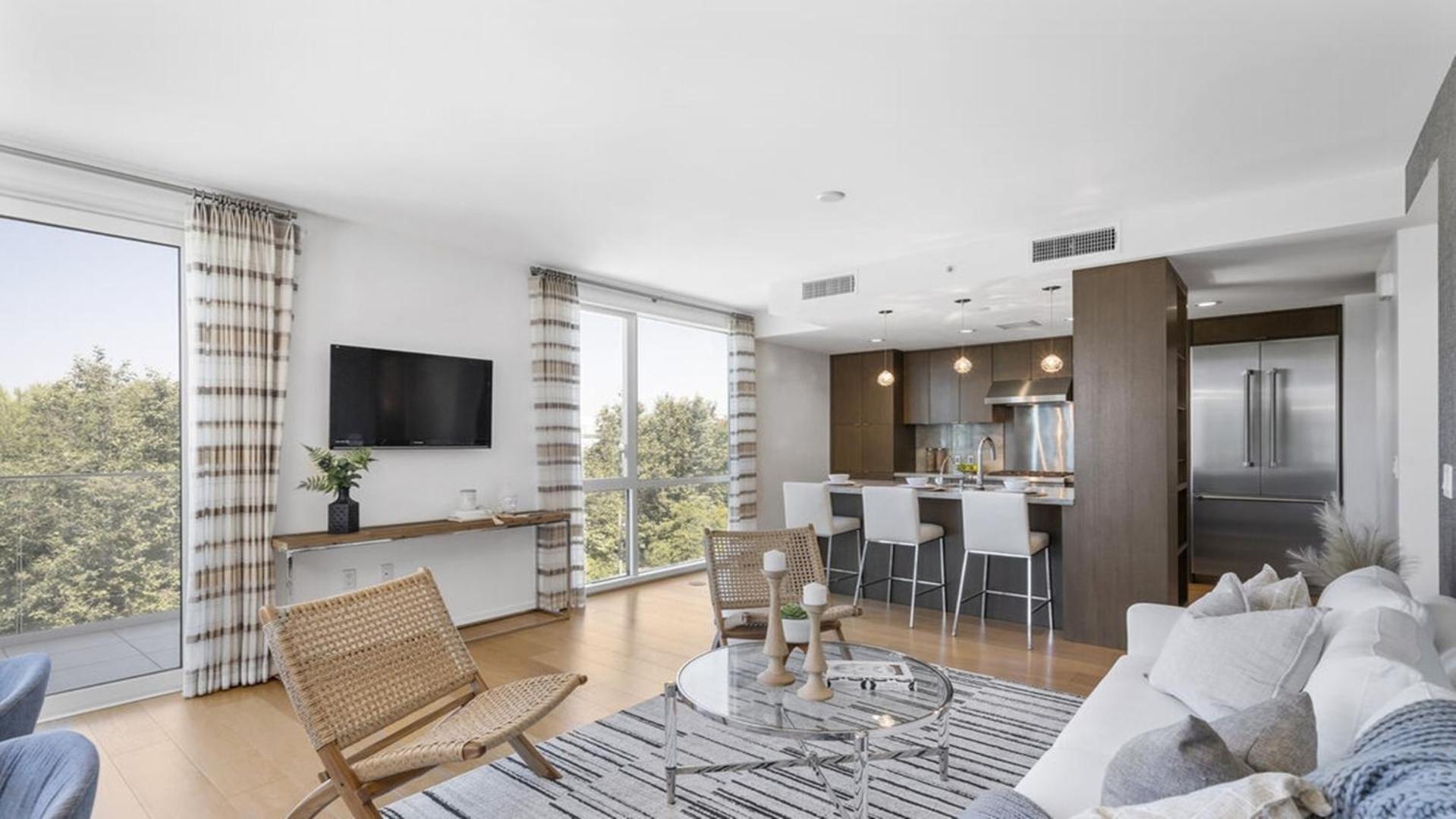 Apartamento Two Bedrooms Floor To Ceiling Wrap-around Windows Los Angeles